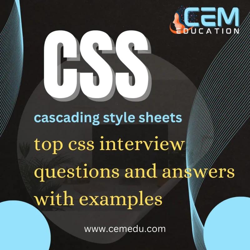 Top 180+ css interview questions and answers